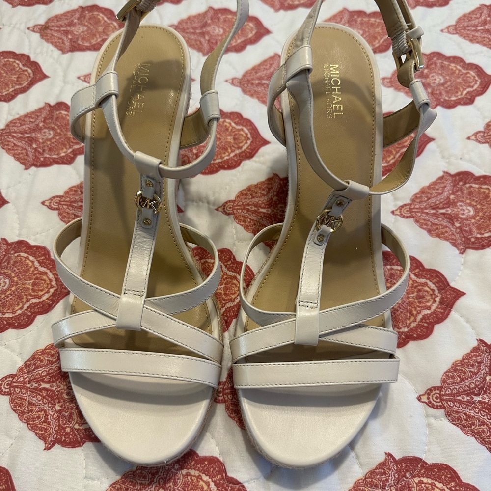 Michael Kors Beige Strappy Sandals